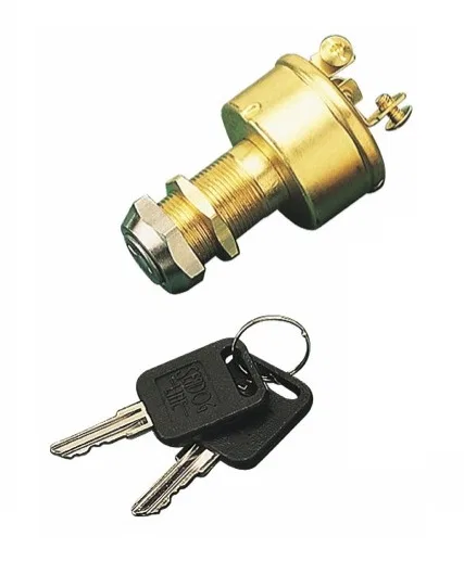 420350-1 – SEA DOG Ignition Switch, Universal Off-Ignition-Start Function With 3 Screw Terminal Electrical Connection...